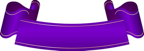 Purple Banner Png - Free Logo Image