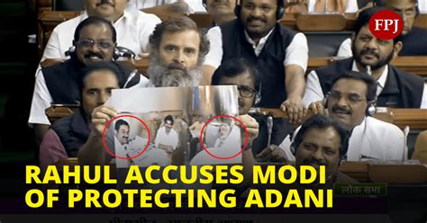 Watch: Rahul Gandhi shows photos of PM Modi with Gautam Adani, BJP hits back with pics of Robert ...