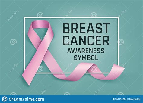 Breast Cancer. Adult Pink Ribbon. Health Awareness Sign. Hope Poster ...