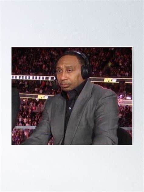 "Stephen A Smith Meme" Poster for Sale by csmall96 | Redbubble