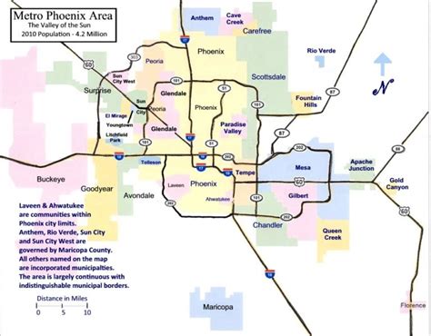 metro-Phoenix Map | The Neal Team | T-N-T ... Dyn-O-Mite! Realtors®