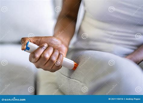 Auto Epinephrine Injector stock photo. Image of injectors - 261110416