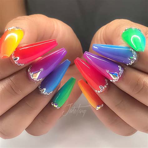 43 Pretty Ways to Wear Rainbow Nails This Summer – StayGlam