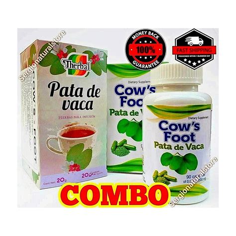 Pata de Vaca (Cow's Foot Leaf) 90 Capsules + Te Pata de Vaca Therbal 20 bags 1g - ibspot.com