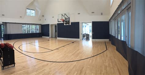 Home Basketball Court | Backyard Basketball Court | Home Gym Flooring | Connecticut