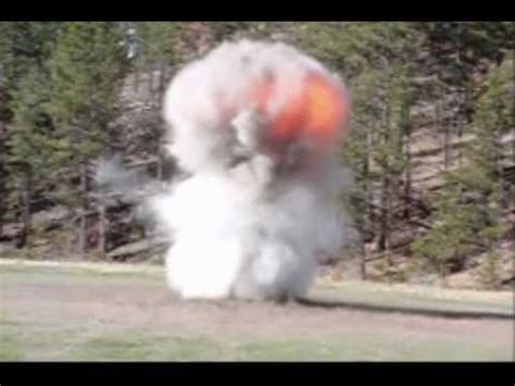 Ammonal Explosion with Sound Emitting Smoke Ring ! - YouTube