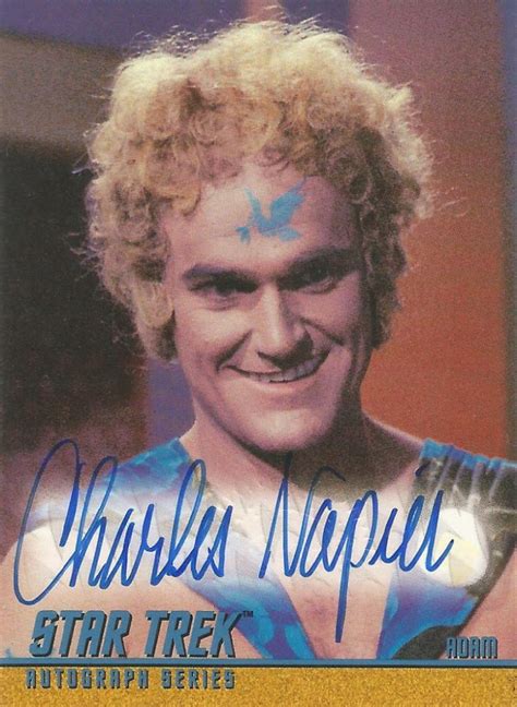 Star Trek Original Series Season 3: A81 Charles Napier “Adam” Autograph ...