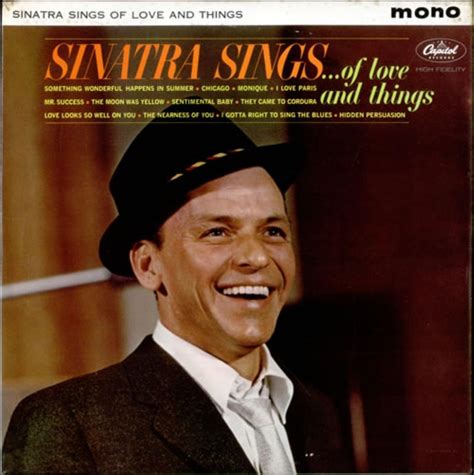 Frank Sinatra - Sinatra Sings... of Love and Things Music Albums, Lp ...