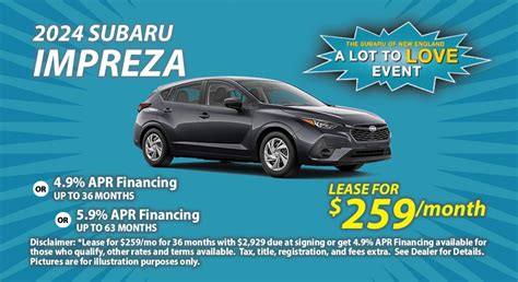 Subaru Lease Offers - Monthly Subaru Specials | Premier Subaru