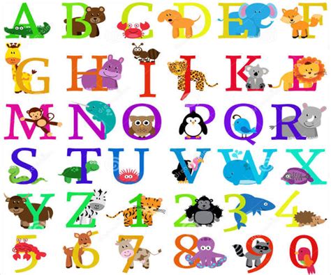 Alphabet Animal Letters Printable - Printable Word Searches