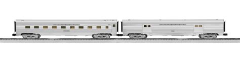 Santa Fe "Super Chief" 18" Aluminum Streamlined Passenger Car 2-Pack