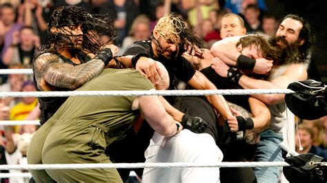 The Shield vs. The Wyatt Family - The Fishbulb Suplex