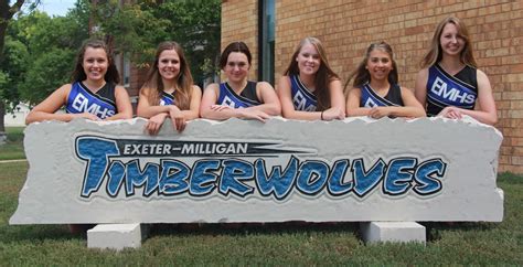 Village of Exeter: Exeter-Milligan Cheerleaders