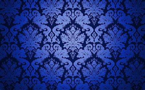 2K free download | Blue damask floral texture, vintage damask background, blue floral background ...