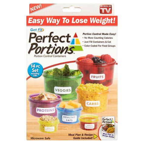 Perfect Portions Portion Control Containers - Walmart.com