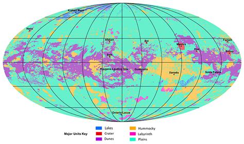 The First Map of Saturn's Moon Titan Just Revealed Some Tantalising ...