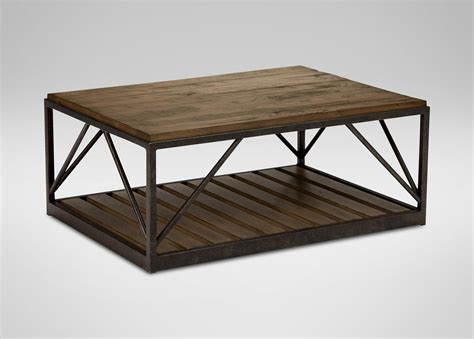 Beam Metal Base Coffee Table | Coffee Tables | Metal base coffee table, Coffee table, Small ...