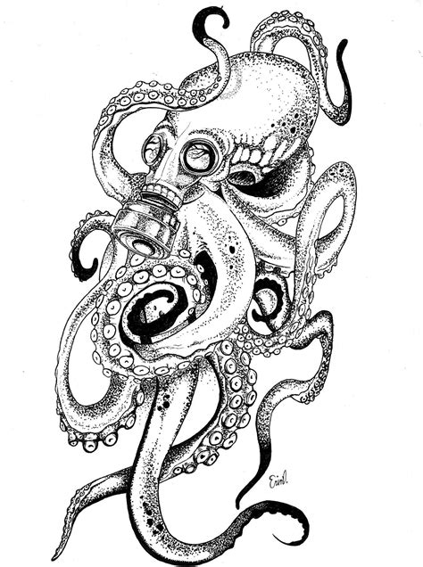 Kraken Drawing | Free download on ClipArtMag