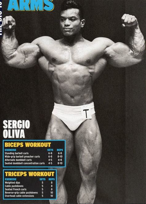 Young Sergio Oliva’s OK arms : bodybuilding