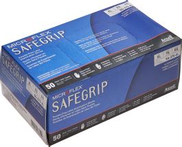 Microflex SafeGrip Latex Gloves (Box of 50) X-Large 50 Pack