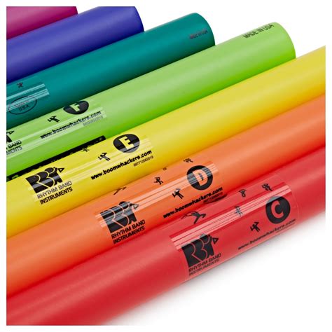 Boomwhackers Tuned Percussion Tubes C Major Diatonic Scale Set (8) at Gear4music