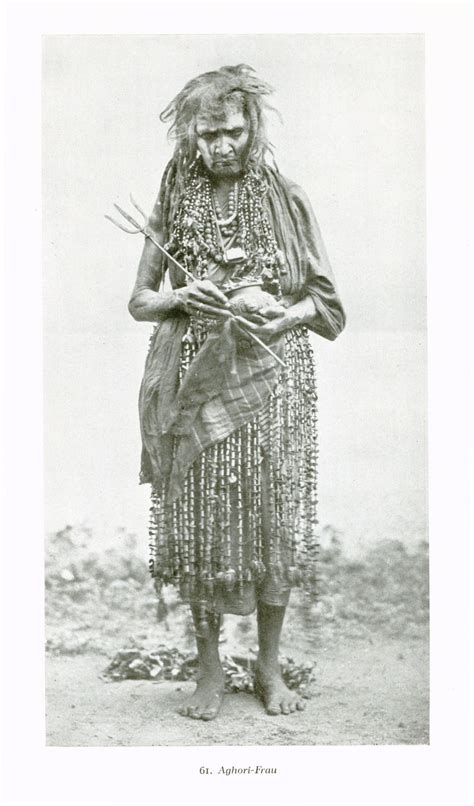 སྨན་ལྡན་བླ་མ་ — Aghori woman, India, late 19th, early 20th...