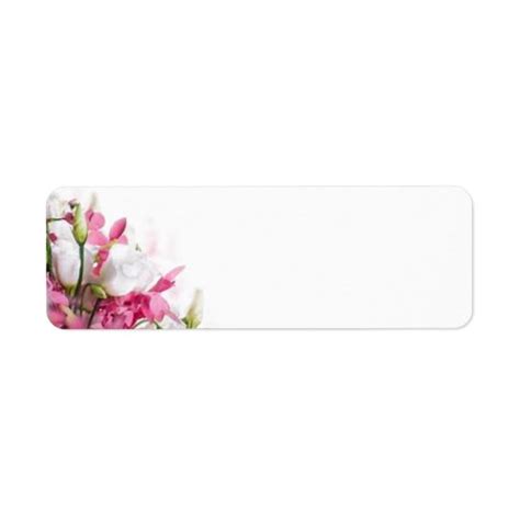 Floral Return Address Labels | Zazzle.com