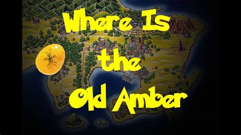 Where Is: The Old Amber (Pokemon Blue/Red/Yellow) - YouTube