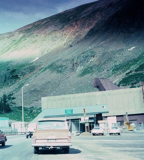 9 Rare Photos Taken During The Eisenhower Tunnel Construction