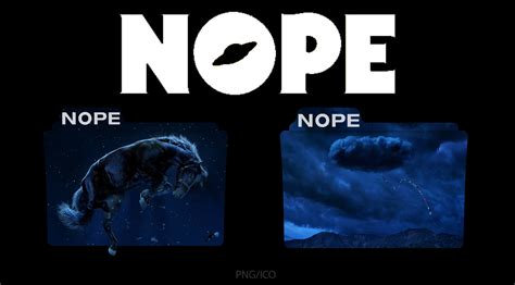 Nope (2022) movie folder icon by KVN77188 on DeviantArt