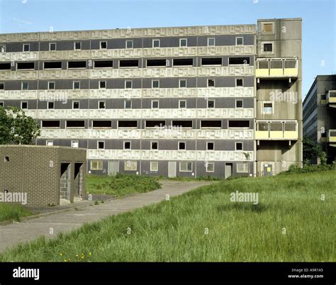 Derelict Modern Flats Gorbals Glasgow Scotland Stock Photo - Alamy