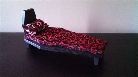 1:6 Scale Coffin Bed and Mattress/ Black Coffin Bed/ Gothic - Etsy ...