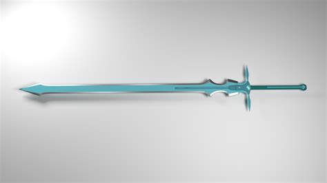 SAO Dark Repulser, sword model : r/blender