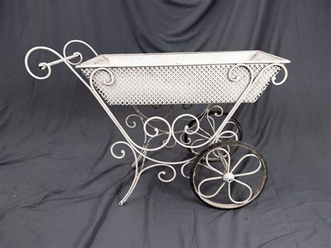 Metal French Garden Cart - MAI Memorial Antiques & Interior