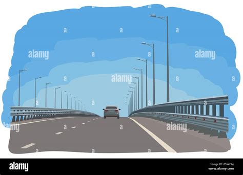 Road graphic art black white landscape sketch illustration vector Stock Vector Image & Art - Alamy