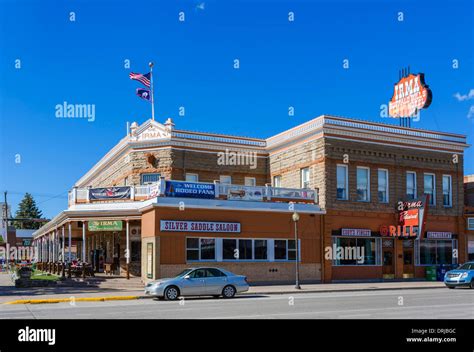 Buffalo Bill's Irma Hotel, Sheridan Avenue in downtown Cody, Wyoming Stock Photo: 66172412 - Alamy