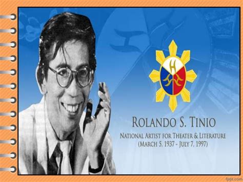 Rolando S. tinio's Life and works