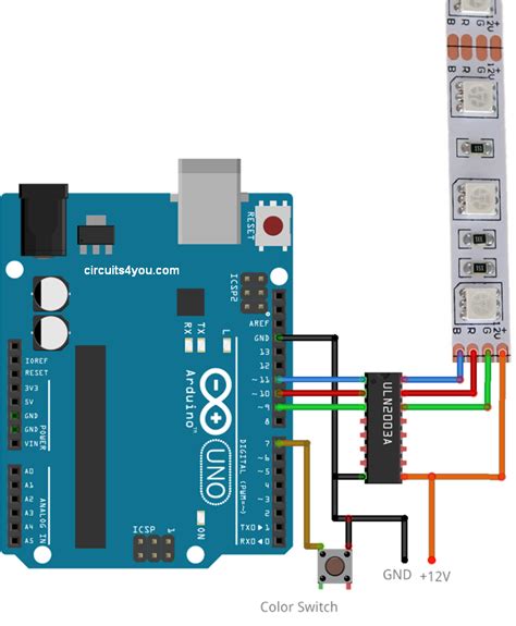 Arduino rgb led all colors - Lasiflex