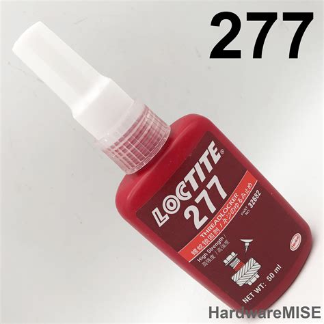 Henkel Loctite 277 Acrylic Anaerobic Threadlocker Red 50 mL Bottle