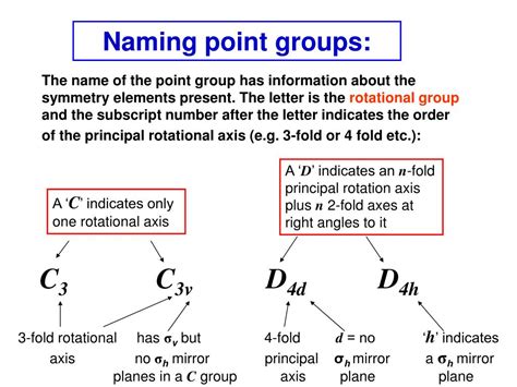 PPT - The determination of point groups of molecules PowerPoint Presentation - ID:6593015