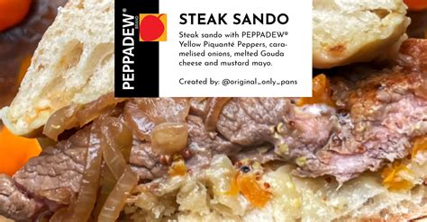 Steak Sando Recipe | PEPPADEW® UK