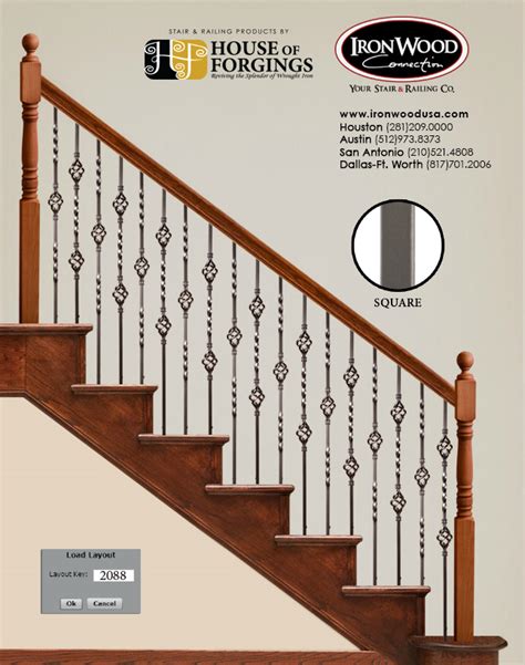 Popular Iron Baluster Patterns | Organized by Series | Ironwood Connection | Stair & Railing Company