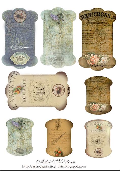 10 Sets of Free Vintage Printables for Your Junk Journals > Creative ArtnSoul