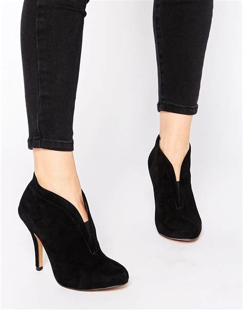 ALDO Asicilia Black Suede Heeled Shoe Boots at asos.com | Scarpe con tacco alto, Scarpe di moda ...