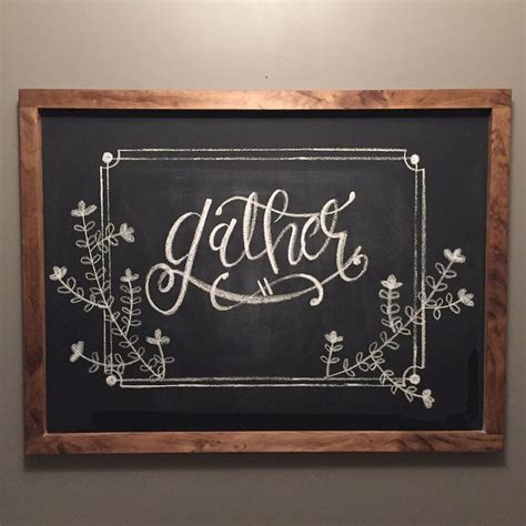 52 Awesome Practical Chalkboard Decor Ideas For Kitchen | Thanksgiving chalkboard art, Fall ...