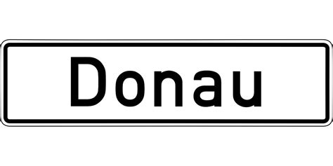 Download Danube, River, Road Sign. Royalty-Free Vector Graphic - Pixabay