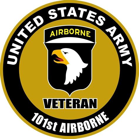 U.S. Army 101st Airborne Veteran Decal | Nostalgia Decals Patriotic Vinyl Graphics – Nostalgia ...