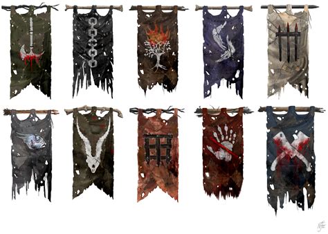 SOI - Orc and Troll Tribe Banners by chermilla on DeviantArt