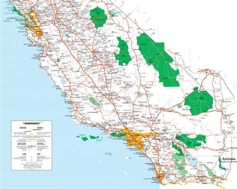 Map Of Southern California - Southern California State Parks Map ...