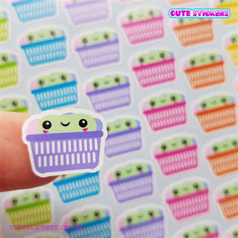 Laundry Planner Stickers - Cute Stickers